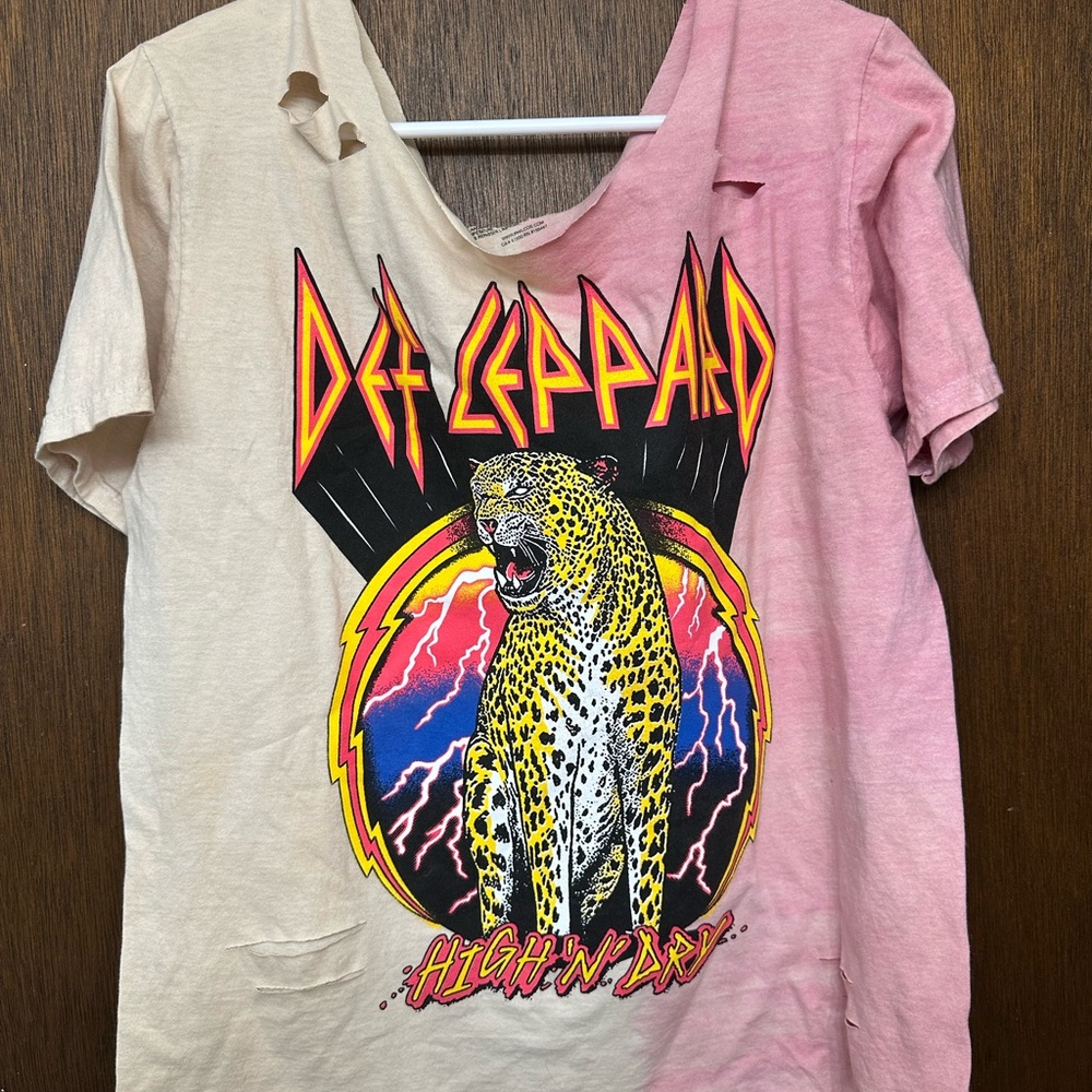 Kids Graphic T-Shirt - Pink and Cream